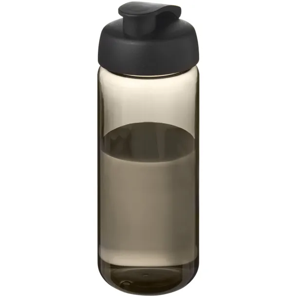 H2O Active® Octave Tritan™ 600 ml flip lid sport bottle - Unbranded Charcoal Solid black