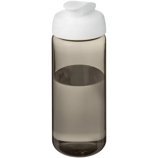 H2O Active® Octave Tritan™ 600 ml flip lid sport bottle - Unbranded Charcoal White