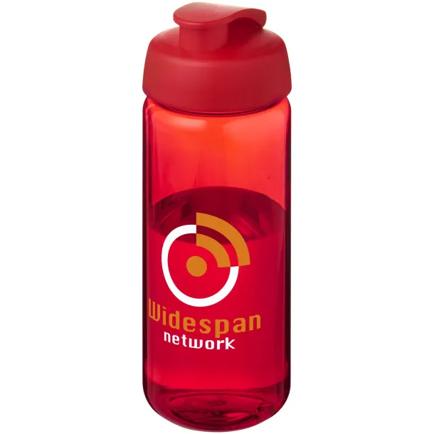 H2O Active® Octave Tritan™ 600 ml flip lid sport bottle - Unbranded Red Red