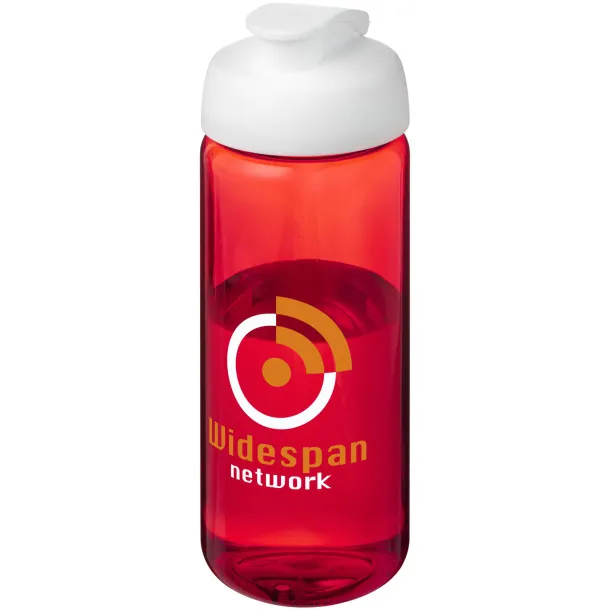 H2O Active® Octave Tritan™ 600 ml flip lid sport bottle Red White