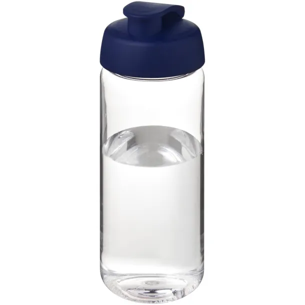 H2O Active® Octave Tritan™ 600 ml flip lid sport bottle - Unbranded White Blue