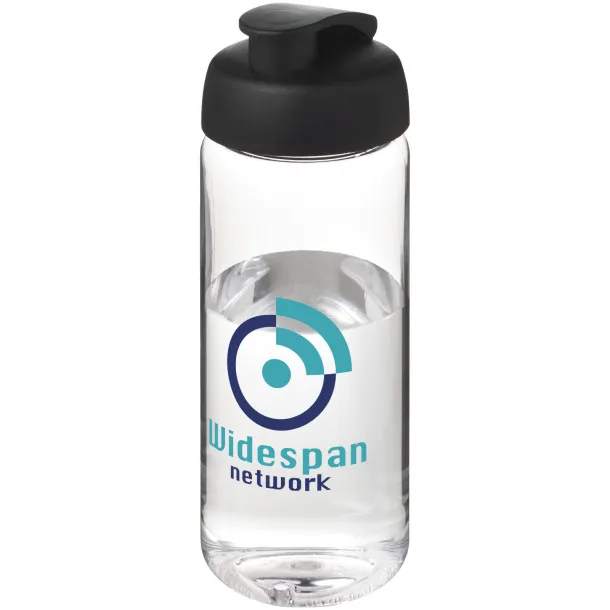 H2O Active® Octave Tritan™ sportska boca s preklopnim poklopcem 600 ml Bijela Crna