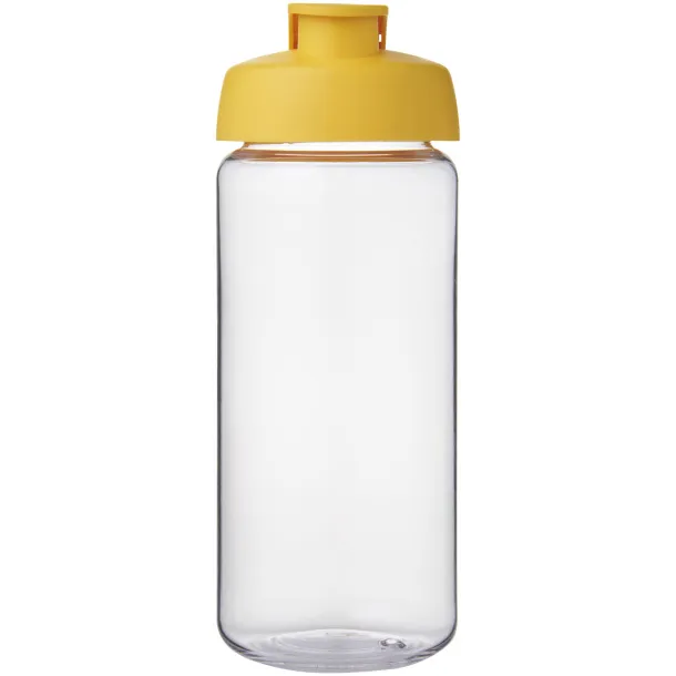 H2O Active® Octave Tritan™ 600 ml flip lid sport bottle - Unbranded White Yellow