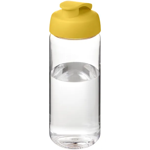 H2O Active® Octave Tritan™ 600 ml flip lid sport bottle - Unbranded White Yellow