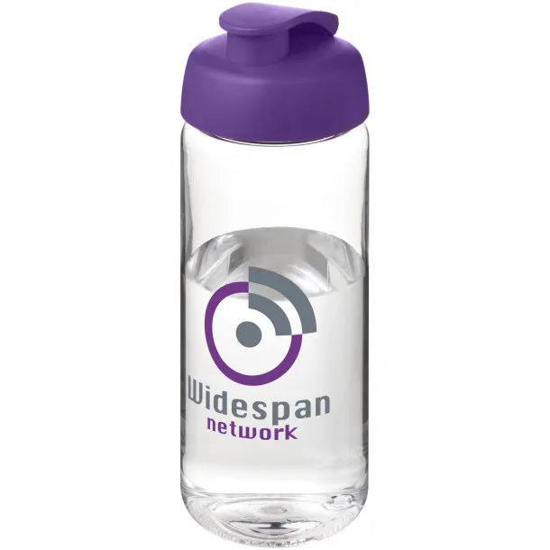 H2O Active® Octave Tritan™ 600 ml flip lid sport bottle - Unbranded White Purple