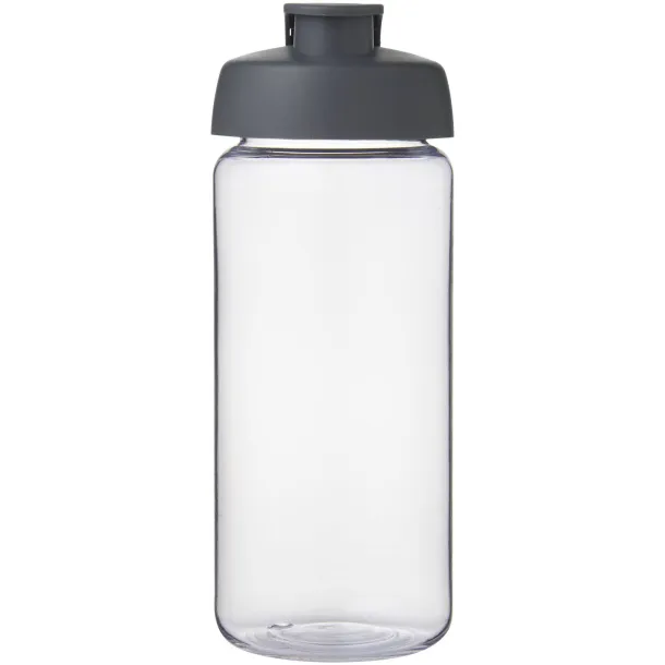 H2O Active® Octave Tritan™ 600 ml flip lid sport bottle - Unbranded White Grey