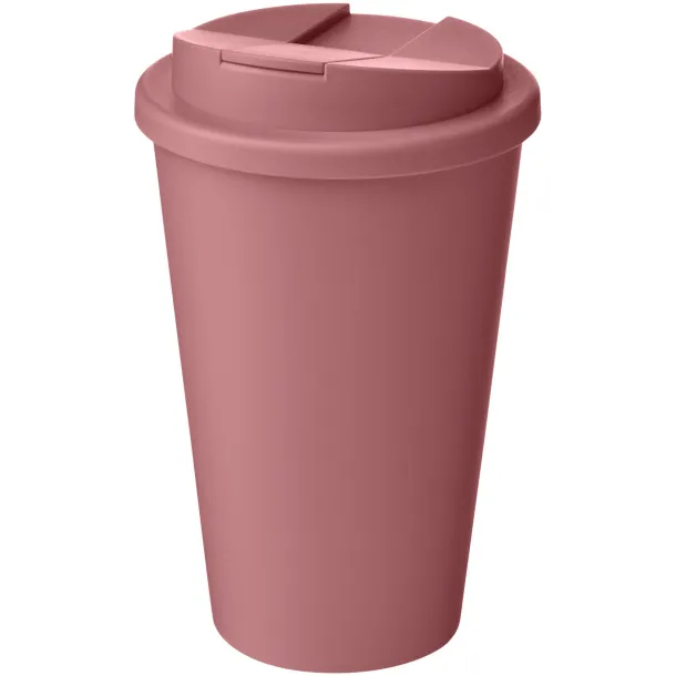 Americano®­­ Renew 350 ml insulated tumbler with spill-proof lid Transparent pink