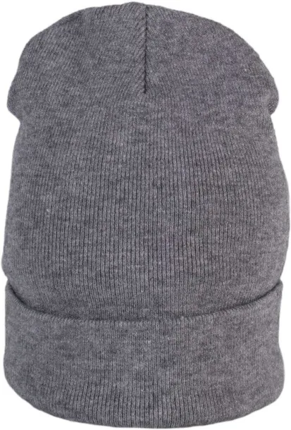  BEANIE WITH TURN-UP - K-UP Off Grey