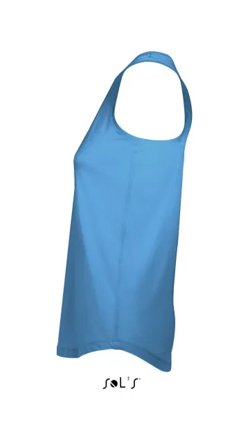 SOL'S MOKA WOMEN’S RACER BACK TANK TOP - SOL'S Aqua