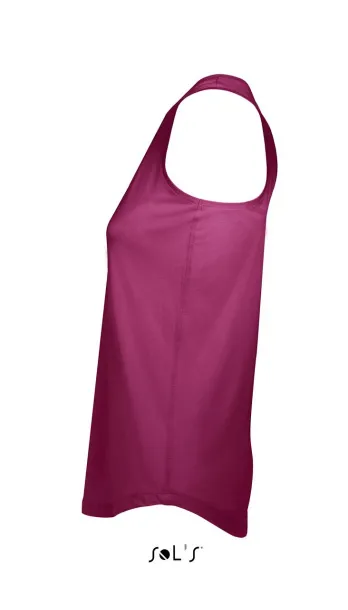 SOL'S MOKA WOMEN’S RACER BACK TANK TOP - SOL'S Raspberry