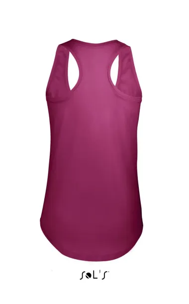 SOL'S MOKA WOMEN’S RACER BACK TANK TOP - SOL'S Raspberry