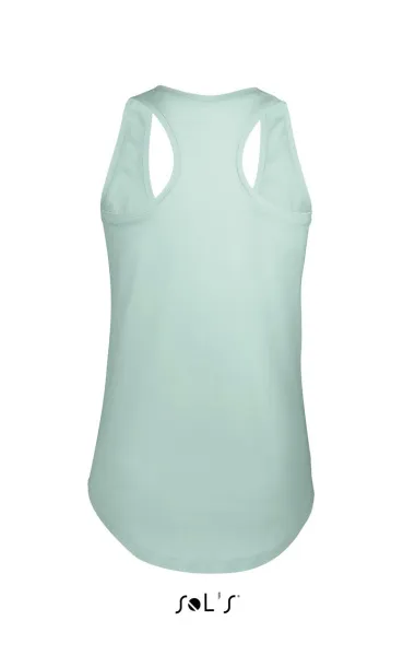 SOL'S MOKA WOMEN’S RACER BACK TANK TOP - SOL'S Jade Green