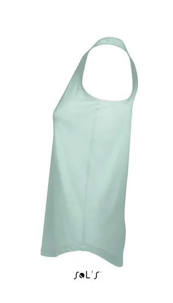 SOL'S MOKA WOMEN’S RACER BACK TANK TOP - SOL'S Jade Green