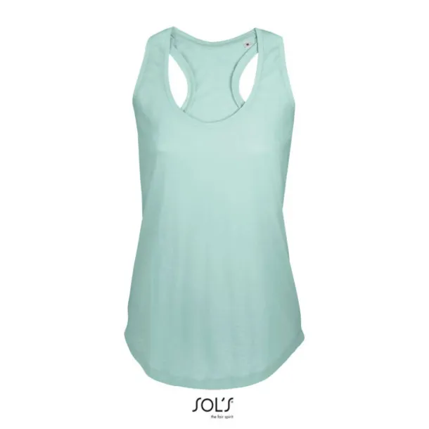 SOL'S MOKA WOMEN’S RACER BACK TANK TOP - SOL'S Jade Green