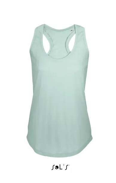 SOL'S MOKA WOMEN’S RACER BACK TANK TOP - SOL'S Jade Green