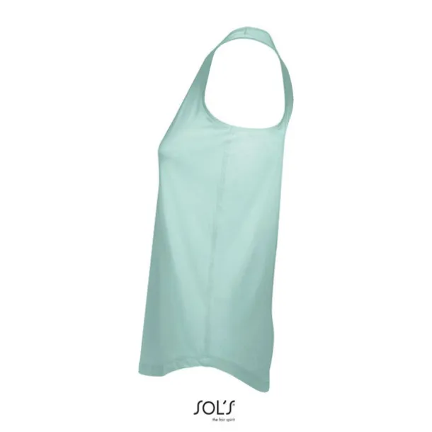 SOL'S MOKA WOMEN’S RACER BACK TANK TOP - SOL'S Jade Green