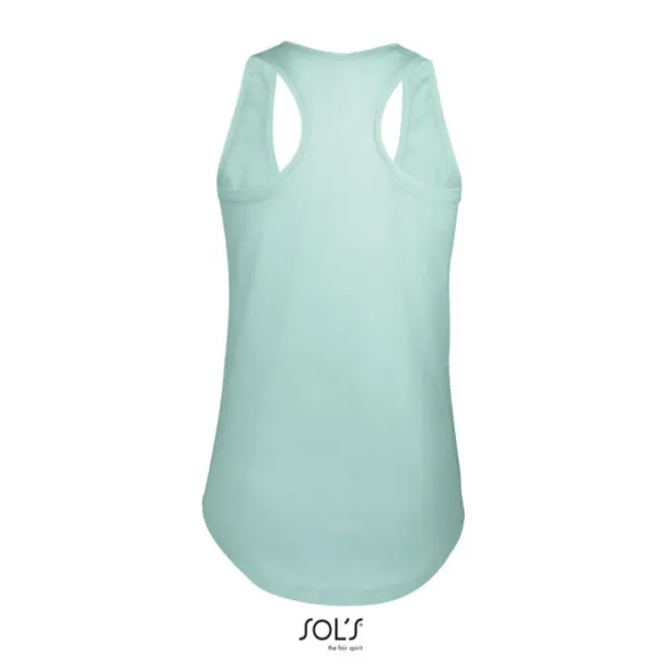 SOL'S MOKA WOMEN’S RACER BACK TANK TOP - SOL'S Jade Green