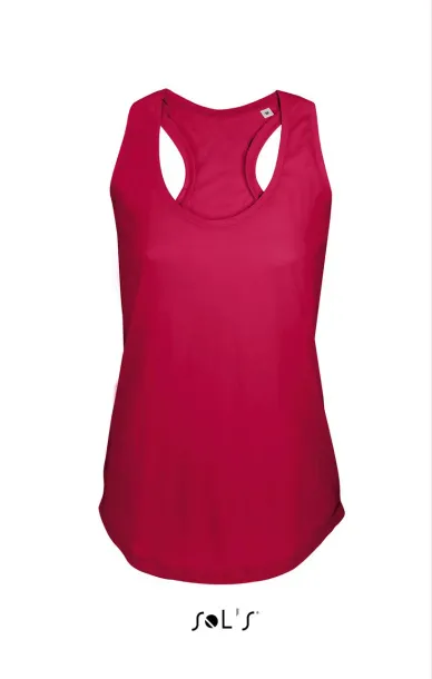 SOL'S MOKA WOMEN’S RACER BACK TANK TOP - SOL'S Red