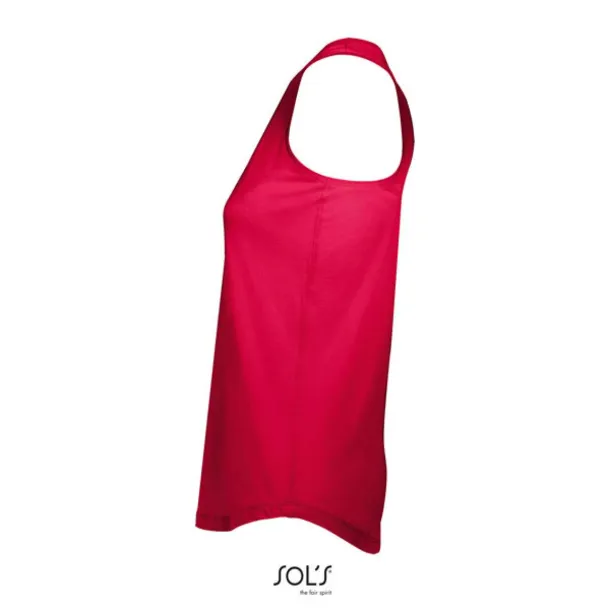 SOL'S MOKA WOMEN’S RACER BACK TANK TOP - SOL'S Red