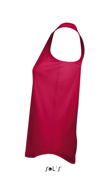 SOL'S MOKA WOMEN’S RACER BACK TANK TOP - SOL'S Red