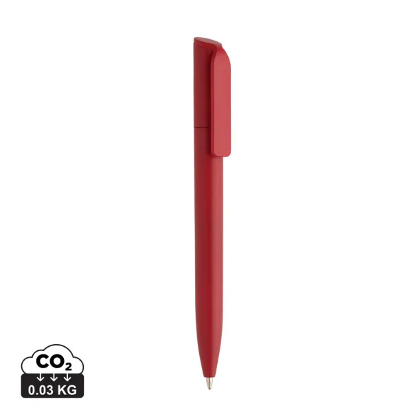  Pocketpal GRS certified recycled ABS mini pen - XD Collection Crvena