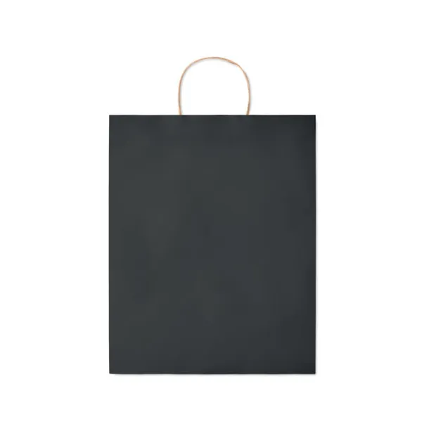 PAPER TONE L Large Gift paper bag 90 gr/m² Black