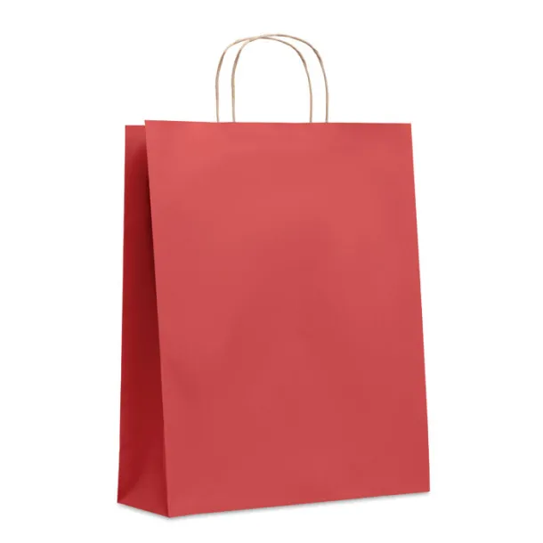 PAPER TONE L Large Gift paper bag 90 gr/m² Red