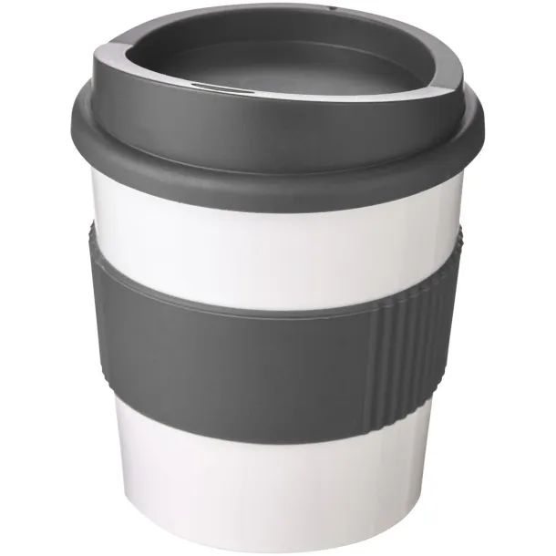 Americano® primo 250 ml tumbler with grip - Unbranded White Grey