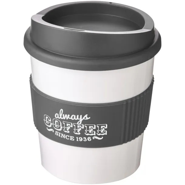 Americano® primo 250 ml tumbler with grip - Unbranded White Grey