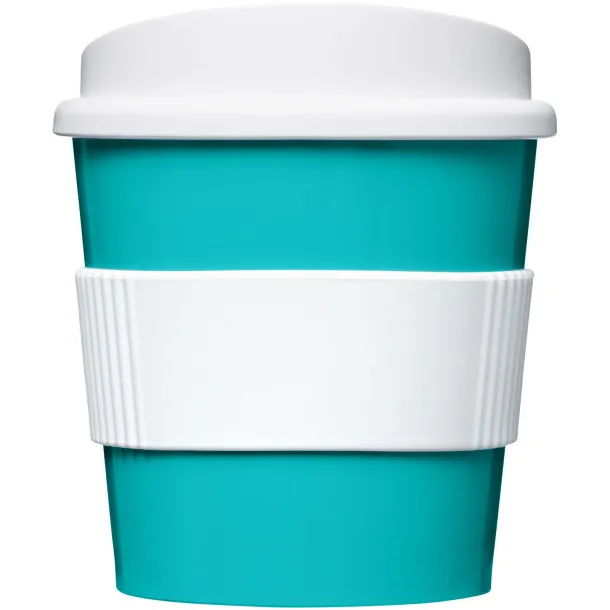 Americano® primo 250 ml tumbler with grip - Unbranded Aqua blue White