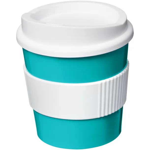 Americano® primo 250 ml tumbler with grip - Unbranded Aqua blue White