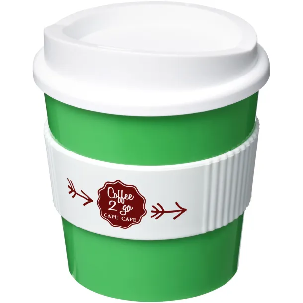 Americano® primo 250 ml tumbler with grip - Unbranded Green White