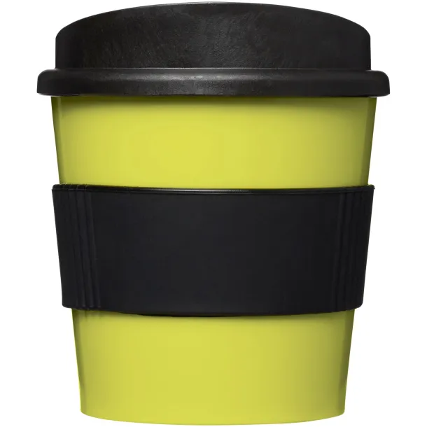 Americano® primo 250 ml tumbler with grip - Unbranded Lime Solid black