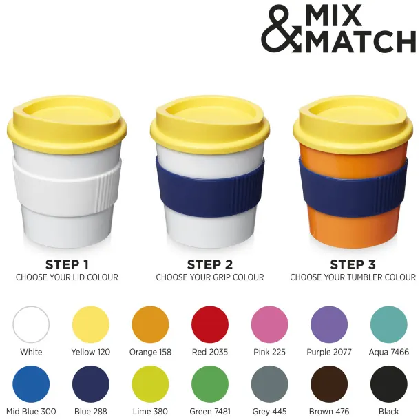 Americano® primo 250 ml tumbler with grip Lime White