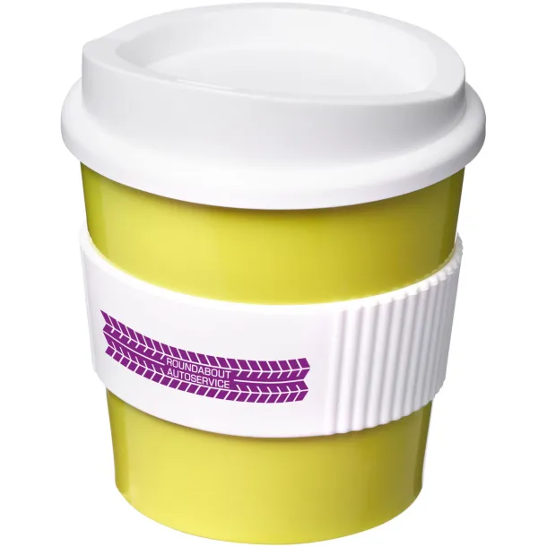 Americano® primo 250 ml tumbler with grip - Unbranded Lime White