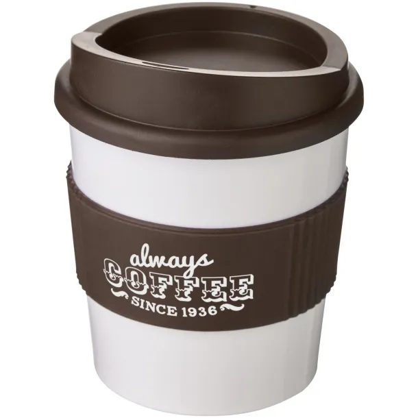 Americano® putna šalica, 250 ml Bijela Smeđa