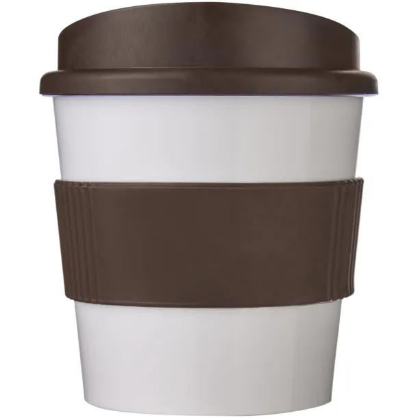 Americano® primo 250 ml tumbler with grip - Unbranded White Brown