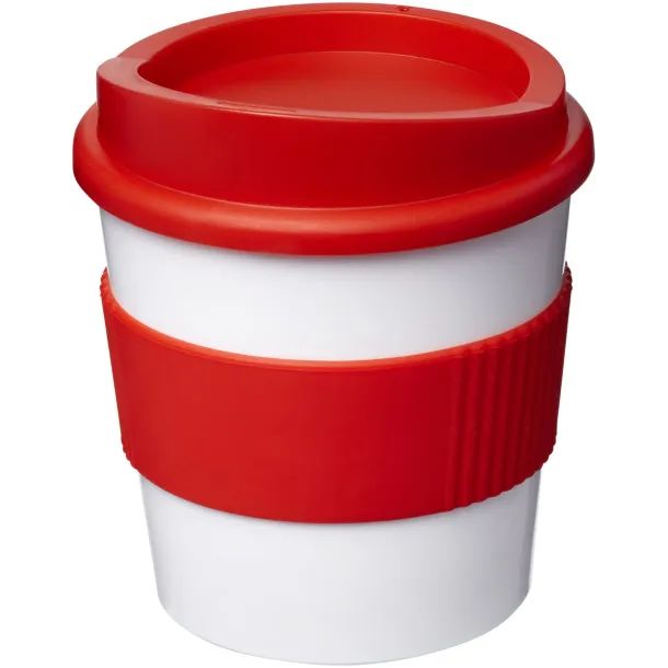 Americano® primo 250 ml tumbler with grip - Unbranded White Red