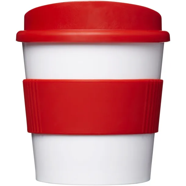 Americano® primo 250 ml tumbler with grip - Unbranded White Red