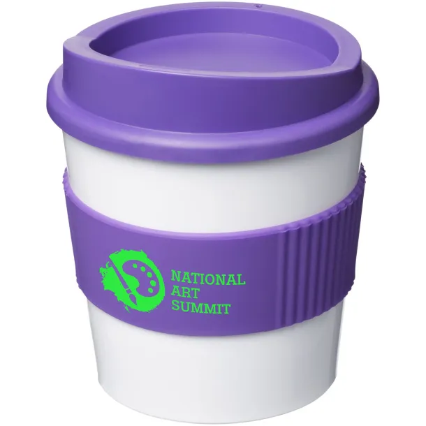 Americano® primo 250 ml tumbler with grip - Unbranded White Purple