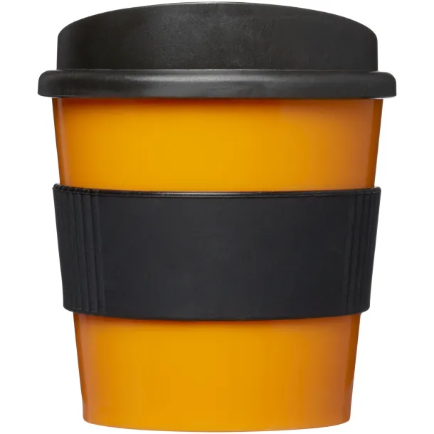 Americano® primo 250 ml tumbler with grip - Unbranded Orange Solid black