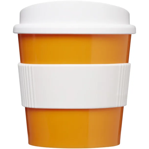 Americano® primo 250 ml tumbler with grip - Unbranded Orange White