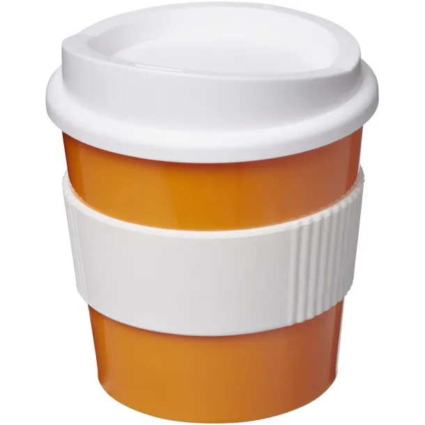 Americano® primo 250 ml tumbler with grip - Unbranded Orange White