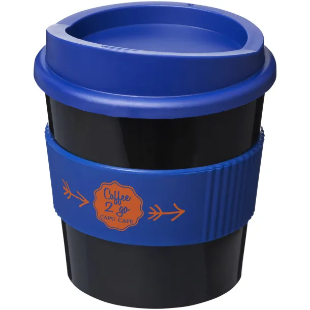 Americano® primo 250 ml tumbler with grip - Unbranded Solid black Blue