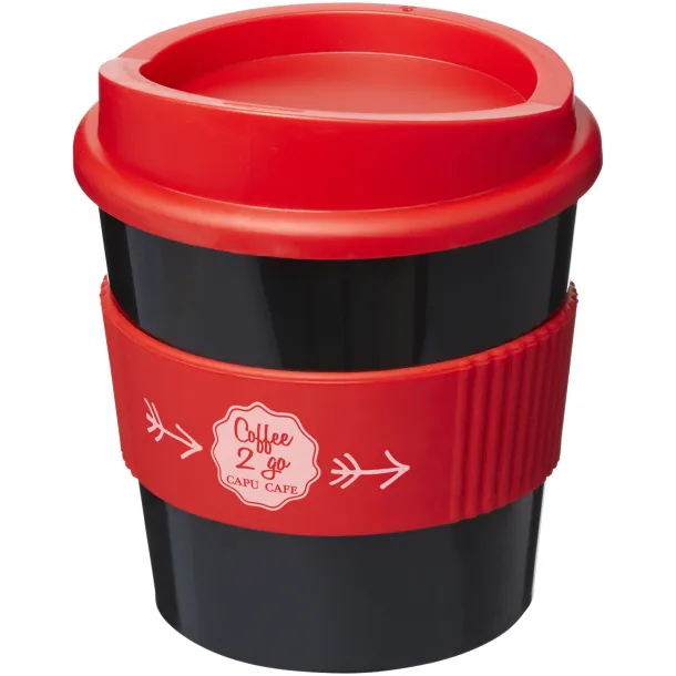 Americano® primo 250 ml tumbler with grip Solid black Red