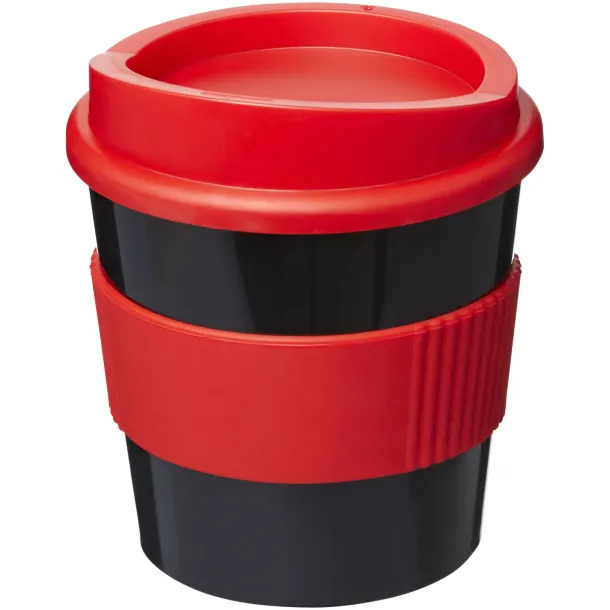 Americano® primo 250 ml tumbler with grip - Unbranded Solid black Red