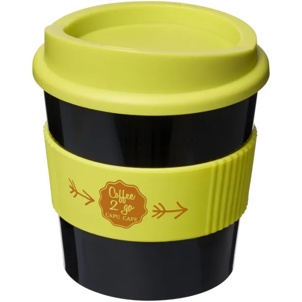 Americano® primo 250 ml tumbler with grip Solid black Lime