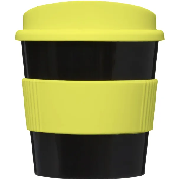 Americano® primo 250 ml tumbler with grip - Unbranded Solid black Lime