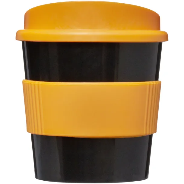 Americano® primo 250 ml tumbler with grip - Unbranded Solid black Orange