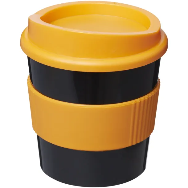 Americano® primo 250 ml tumbler with grip Solid black Orange